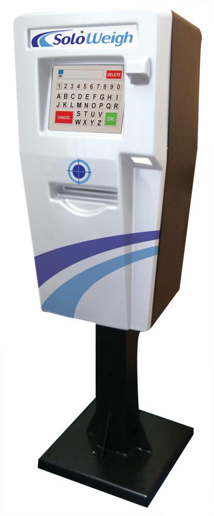 SoloWeigh Kiosk in White